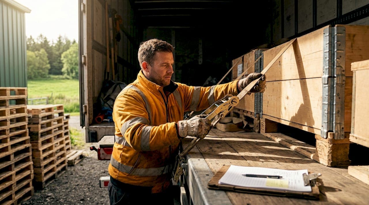 What is emergency load securing for transport?